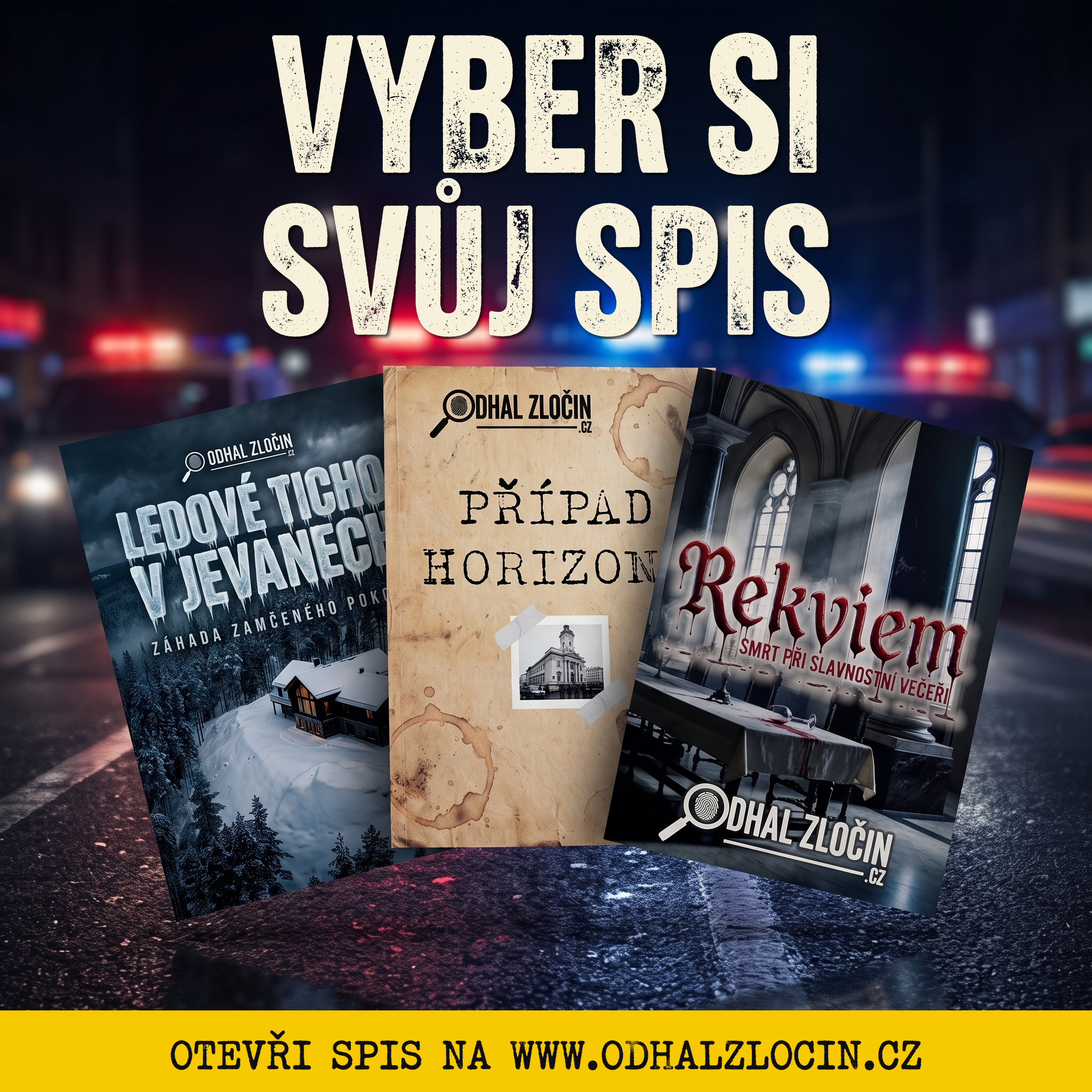 Detektivní hry trio 